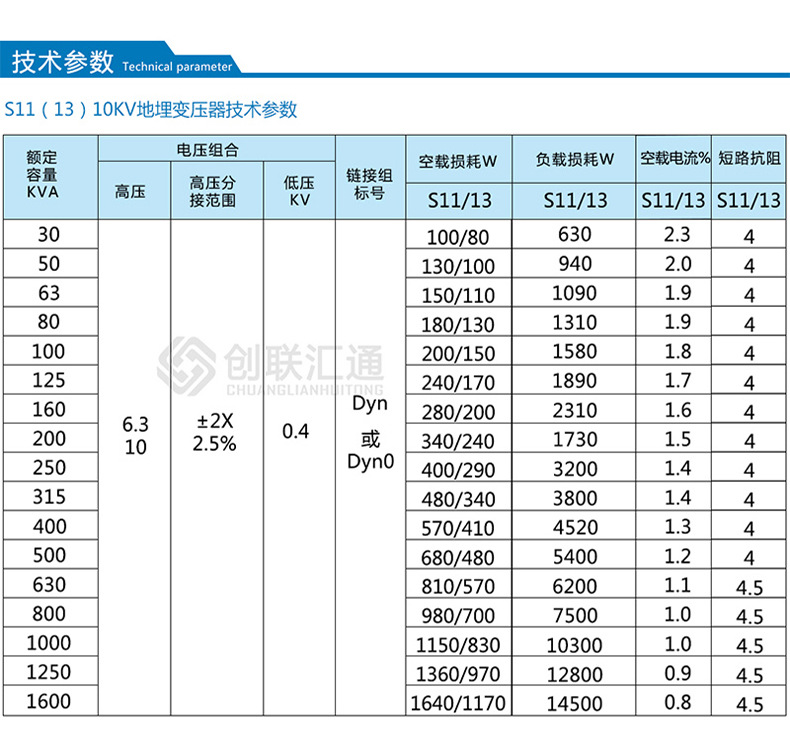 地埋變壓器s11 三相油浸式電力變壓器全銅節(jié)能型規(guī)格齊全廠家直銷(xiāo)示例圖6